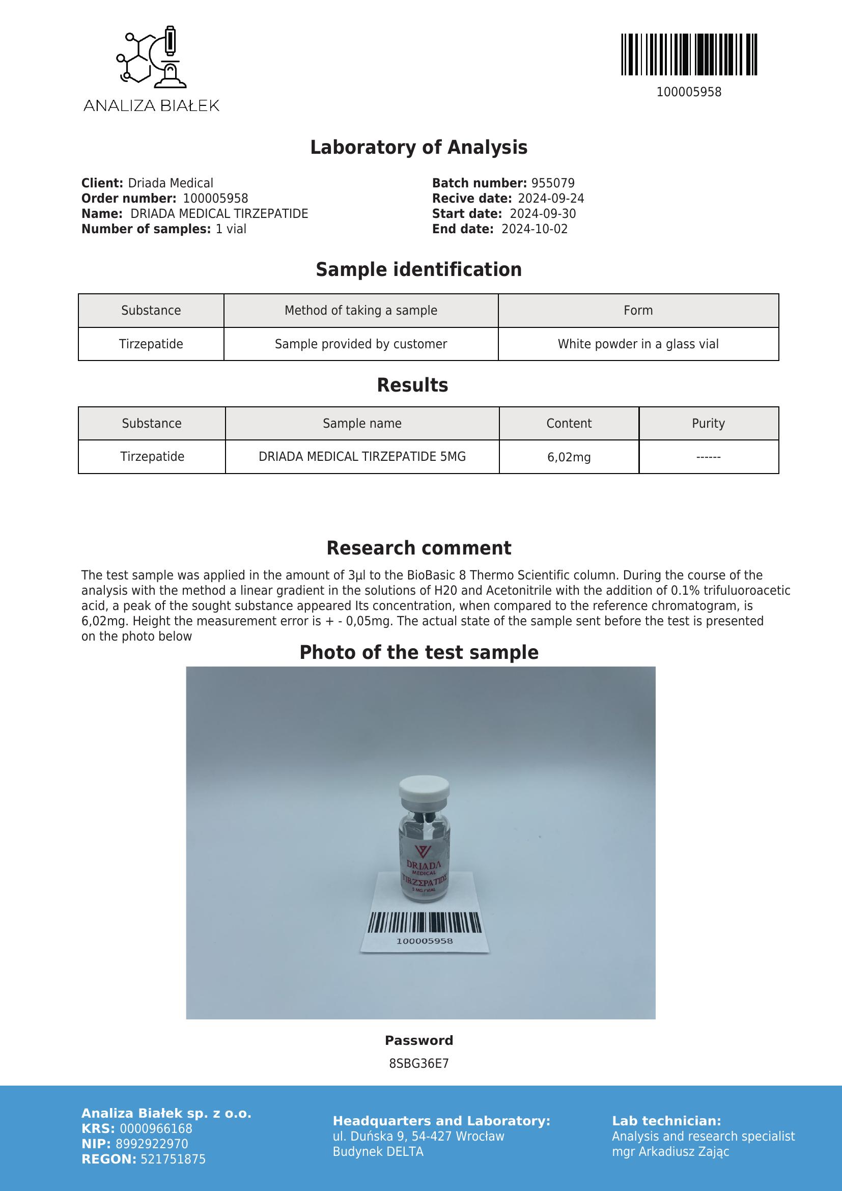 Tirzepatide 5mg - Peptide Brucia Grassi - Mounjaro - Image 2