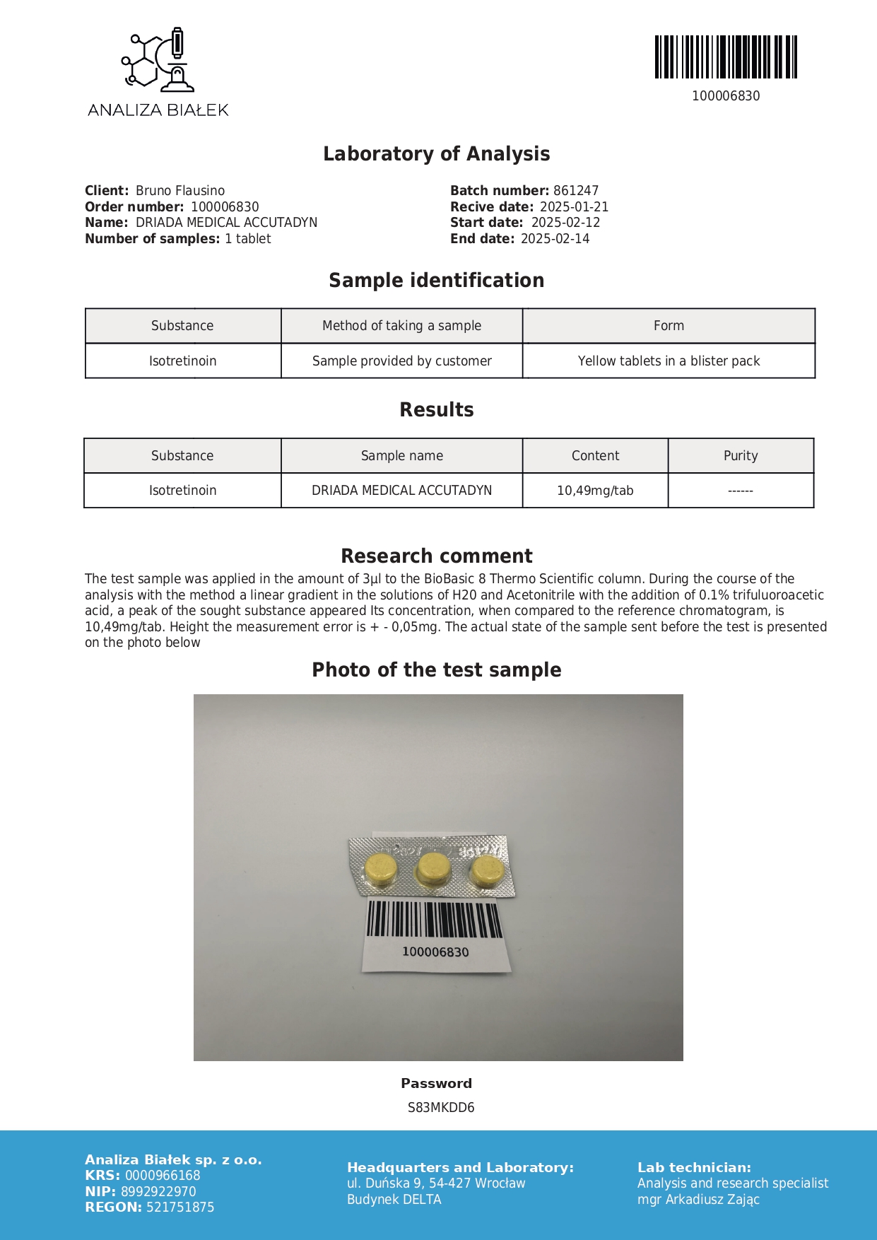 Accutadyn 10mg (Isotretinoina) - Image 4