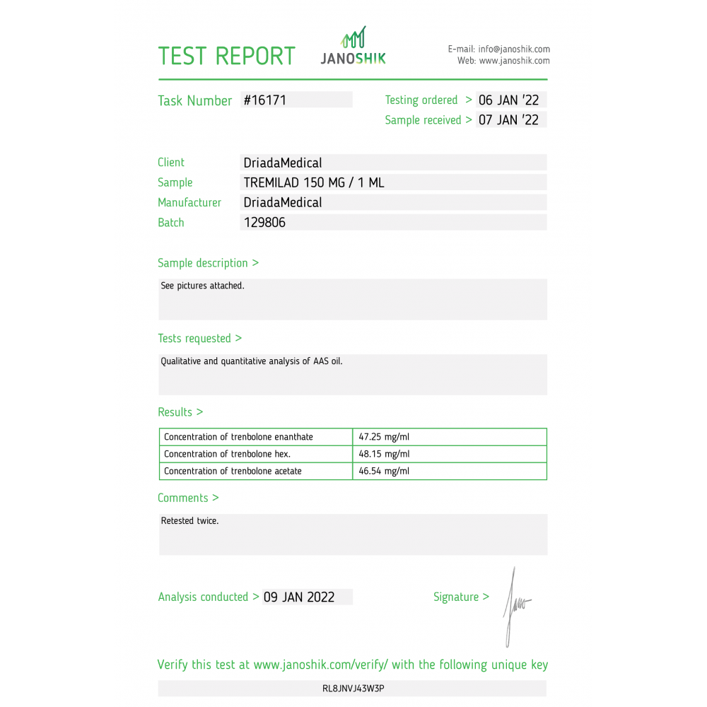Tremilad 150 mg/ml (Trenbolone Mix) TriTren - Image 5