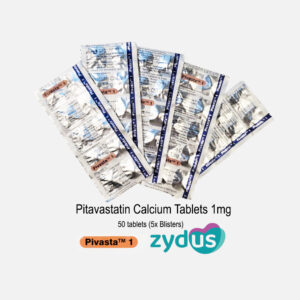 Pitavastatina 1mg (Pivasta 1) (50 tabs, 5 Blisters)